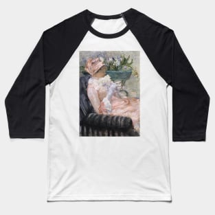 The Cup of Tea by Mary Cassatt Baseball T-Shirt